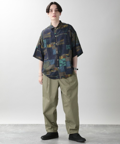 RAGEBLUE（レイジブルー）の「【WEB限定】タックバルーンイージーパンツ（チノパンツ・メンズ・オリーブ/ネイビー/ライトブルー/その他19・MEDIUM/LARGE/X-LARGE）」の5枚目の写真