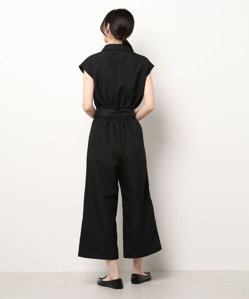 SpRay（スプレイ）の「リネンライクオールインワン（つなぎ/オールインワン・レディース・ブラック/アイボリー/モカ・FREE）」の5枚目の写真