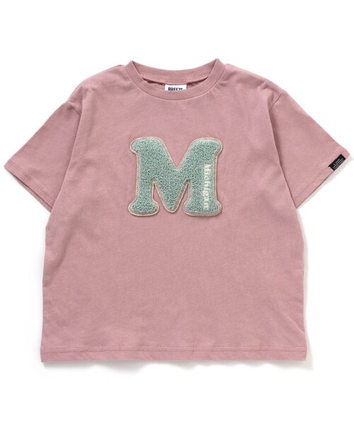 BREEZE（ブリーズ）の「FO SMILE Tシャツ（Tシャツ/カットソー・キッズ・ネイビー/サックスブルー/ピンク/オフホワイト/キャメル/ミント/チャコール・130/110/140/80/120/90/100）」の7枚目の写真