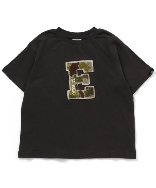 BREEZE（ブリーズ）の「FO SMILE Tシャツ（Tシャツ/カットソー・キッズ・ネイビー/サックスブルー/ピンク/オフホワイト/キャメル/ミント/チャコール・130/110/140/80/120/90/100）」の3枚目の写真