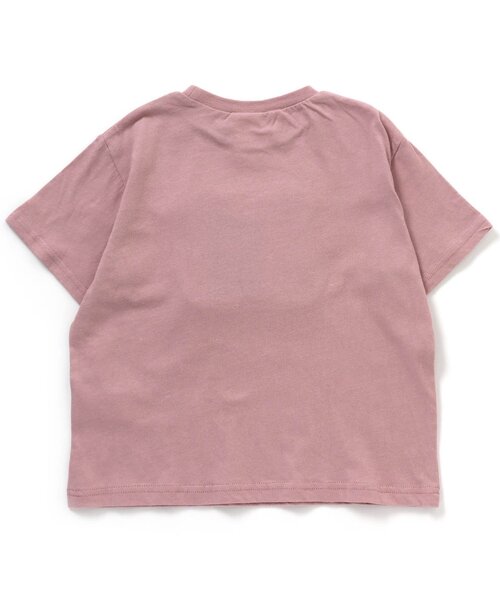 BREEZE（ブリーズ）の「FO SMILE Tシャツ（Tシャツ/カットソー・キッズ・ネイビー/サックスブルー/ピンク/オフホワイト/キャメル/ミント/チャコール・130/110/140/80/120/90/100）」の9枚目の写真