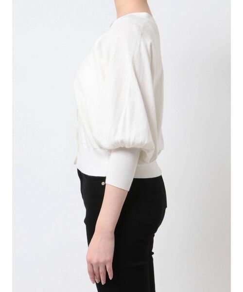 LAGUNAMOON（ラグナムーン）の「エスカフェカーディガン（カーディガン/ボレロ・レディース・ホワイト/ブラック/ミント・FREE）」の6枚目の写真