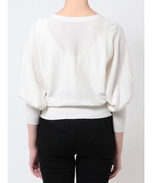 LAGUNAMOON（ラグナムーン）の「エスカフェカーディガン（カーディガン/ボレロ・レディース・ホワイト/ブラック/ミント・FREE）」の7枚目の写真