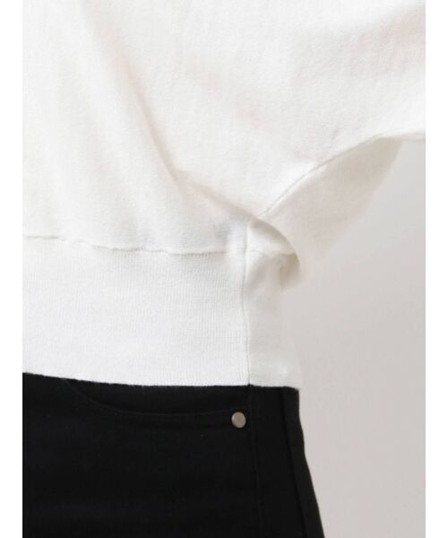 LAGUNAMOON（ラグナムーン）の「エスカフェカーディガン（カーディガン/ボレロ・レディース・ホワイト/ブラック/ミント・FREE）」の10枚目の写真