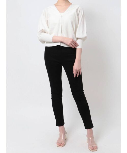 LAGUNAMOON（ラグナムーン）の「エスカフェカーディガン（カーディガン/ボレロ・レディース・ホワイト/ブラック/ミント・FREE）」の11枚目の写真