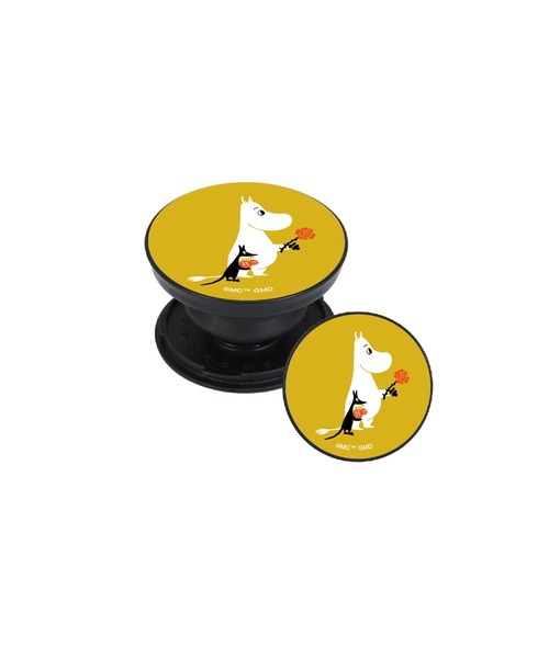 MOOMIN（ムーミン）の「MOOMIN/ムーミン【Moominmamma`s Rose】 POCOPOCO（スマホグッズ・レディース・ローズ/コーラルピンク/イエロー・ONE SIZE）」の2枚目の写真