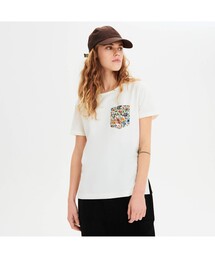 AIGLE | リバティプリント ポケット 半袖Tシャツ(Tシャツ/カットソー)