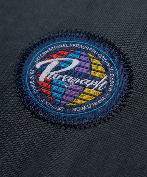 Paragraph（パラグラフ）の「【PARAGRAPH／パラグラフ】カラーアースグラデーションロゴTシャツ/バックプリント/ビッグシルエット（Tシャツ/カットソー・メンズ・パープル/グリーン/アッシュグレー/オレンジ/チャコールグレー/イエロー・FREE）」の18枚目の写真