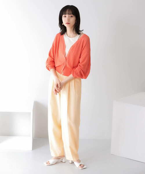 KBF（ケイビーエフ）の「透かし編みニットカーディガン（ニット/セーター・レディース・ライトベージュ/ブルー系その他/ピンク系その他・ONE）」の15枚目の写真