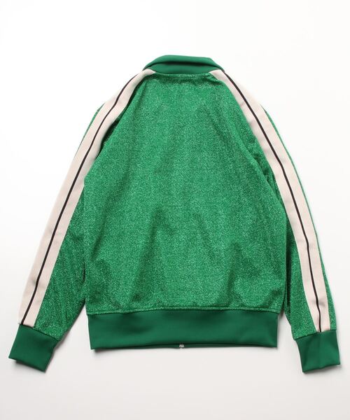 Palm Angels(パームエンジェルス)の「PalmAngels/パームエンジェルス/LUREX TRACK JACKET(ブルゾン・メンズ・グリーン・MEDIUM/X-LARGE/LARGE)」の2枚目の写真