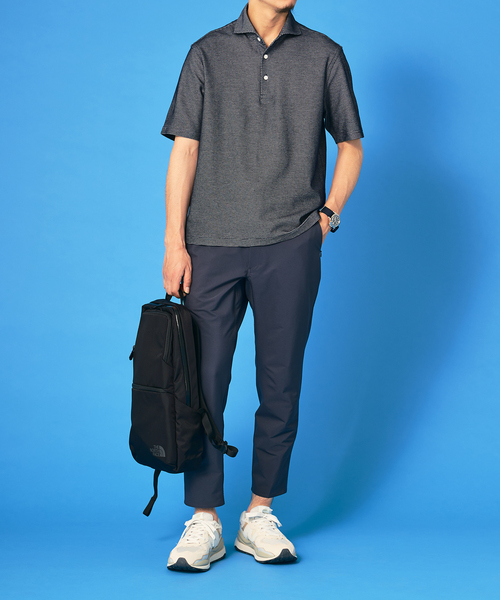 EDIFICE（エディフィス）の「"吸水速乾機能" COOLMAX ハニカム ポロシャツ（ポロシャツ・メンズ・ホワイト/ブラック/ネイビー/カーキ/ブルー系その他・SMALL/MEDIUM/LARGE/X-LARGE）」の6枚目の写真