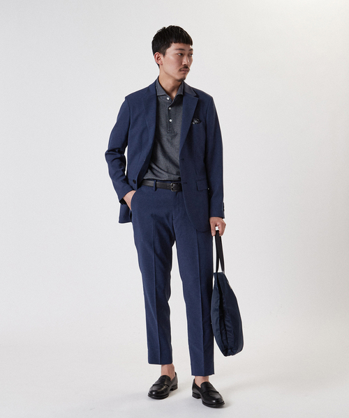 EDIFICE（エディフィス）の「"吸水速乾機能" COOLMAX ハニカム ポロシャツ（ポロシャツ・メンズ・ホワイト/ブラック/ネイビー/カーキ/ブルー系その他・SMALL/MEDIUM/LARGE/X-LARGE）」の17枚目の写真