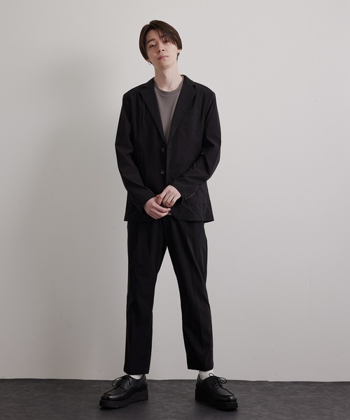 JUNRED(ジュンレッド)の「レーヨンナイロンストレッチイージースラックス(スラックス・メンズ・ブラック/ネイビー/グレー・LL/M/L)」の16枚目の写真