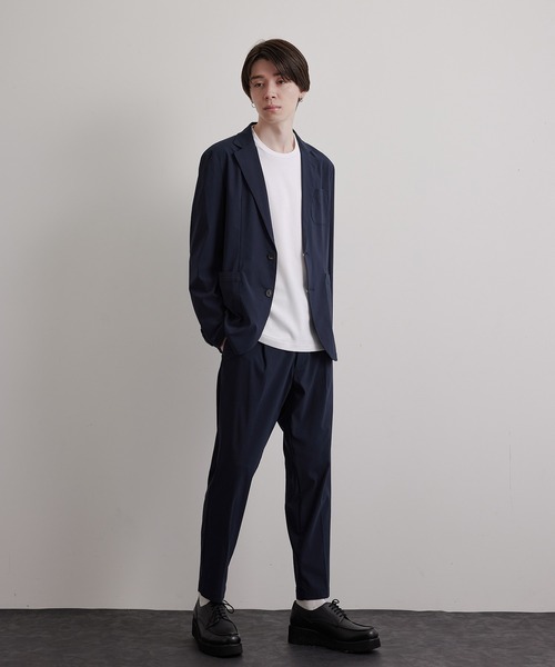 JUNRED(ジュンレッド)の「レーヨンナイロンストレッチイージースラックス(スラックス・メンズ・ブラック/ネイビー/グレー・LL/M/L)」の4枚目の写真