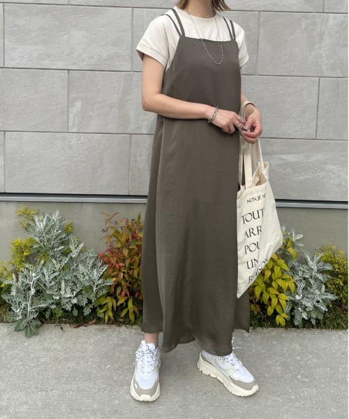 ビンテージサテンキャミワンピース ワンピース Y M By Misato イムバイミサト のファッション通販 Zozotown