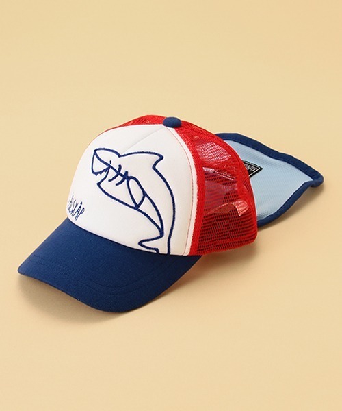 kladskap（クレードスコープ）の「サメメッシュキャップ（キャップ・キッズ・トップグレー/ネイビー・M/L）」の22枚目の写真