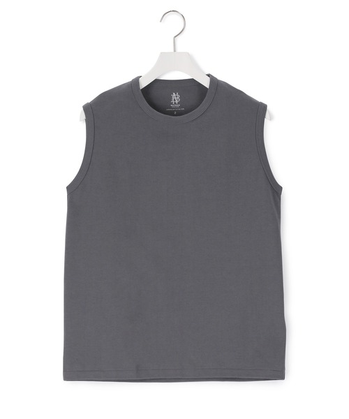 BATONER（バトナー）の「【BATONER】PACK-NOSLEEVE（PACKAGE）（タンクトップ・レディース・ブラック/ブルー系その他/ベージュ・2）」の3枚目の写真