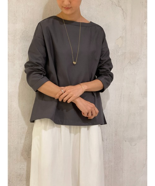 タグ付 BEARDSLEY ぽこぽこステッチ プルオーバー グレー BEARDSLEY（ビアズリー）の「【OT】セットアップでパンツも揃う
