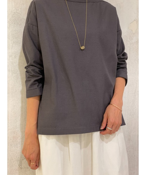タグ付 BEARDSLEY ぽこぽこステッチ プルオーバー グレー BEARDSLEY（ビアズリー）の「【OT】セットアップでパンツも揃う