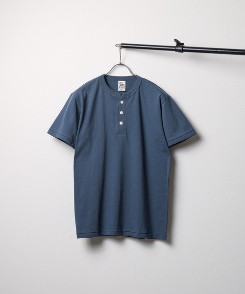 ARCHIVER(アーカイバ)の「【W】【it】【FE】オープンエンド マックスウェイト ヘンリーネックTシャツ(Tシャツ/カットソー・メンズ・ホワイト/ブラック/インディゴブルー/アーミー/ナチュラル/スミクロ・MEDIUM/LARGE/X-LARGE)」の8枚目の写真