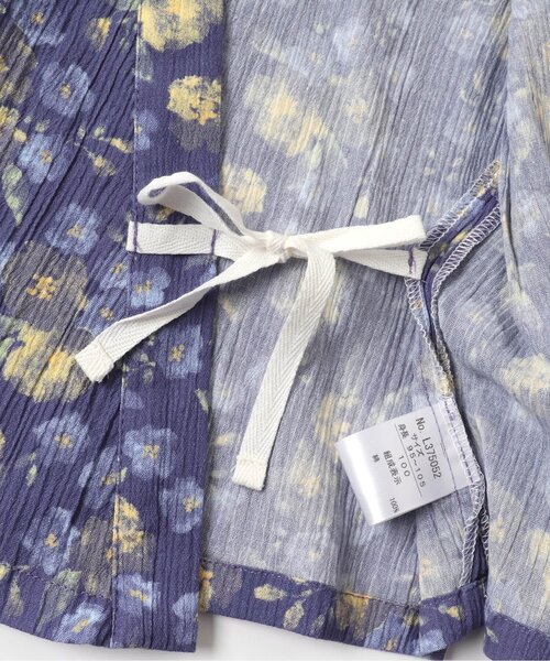 Ampersand（アンパサンド）の「フラワー柄浴衣（浴衣・キッズ・ネイビー/オフホワイト・80/90/100/110/140/120/130）」の13枚目の写真