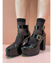 EATME | ダブルベルトパンプス(パンプス)