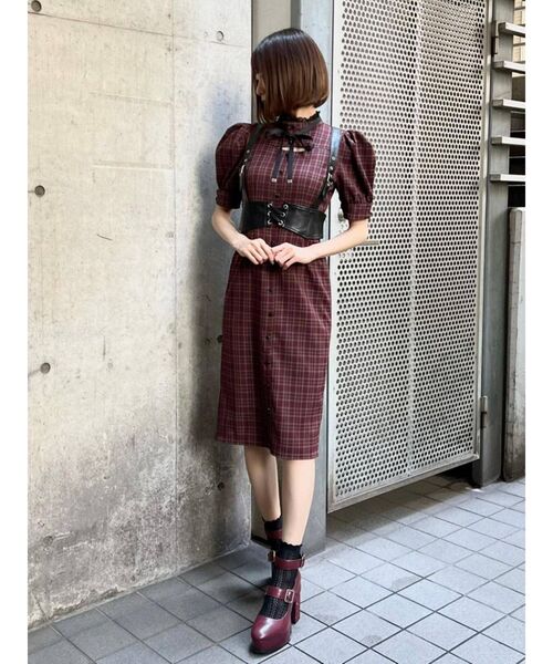 EATME（イートミー）の「ダブルベルトパンプス（パンプス・レディース・バーガンディー/その他1/ブラック・S/M/L）」の13枚目の写真