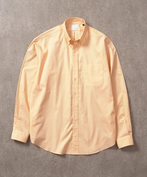 BRICK & SONS（ブリックアンドサンズ）の「オーバーサイズ ブロードシャツ＜オレンジ＞（シャツ/ブラウス・メンズ・オレンジ・LL/M/L）」の16枚目の写真