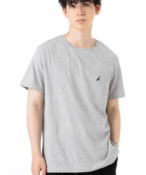 NAUTICA(ノーティカ)の「ノーティカ 半袖 Tシャツ ワンポイントT(Tシャツ/カットソー・メンズ・ホワイト/ネイビー/ブラック/グレー・S/M/XL/L)」の3枚目の写真