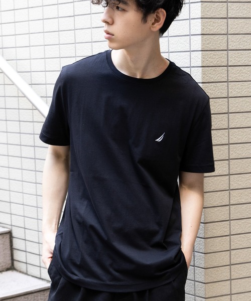 NAUTICA(ノーティカ)の「ノーティカ 半袖 Tシャツ ワンポイントT(Tシャツ/カットソー・メンズ・ホワイト/ネイビー/ブラック/グレー・S/M/XL/L)」の1枚目の写真