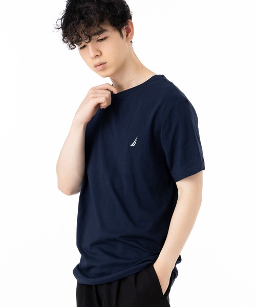 NAUTICA(ノーティカ)の「ノーティカ 半袖 Tシャツ ワンポイントT(Tシャツ/カットソー・メンズ・ホワイト/ネイビー/ブラック/グレー・S/M/XL/L)」の10枚目の写真