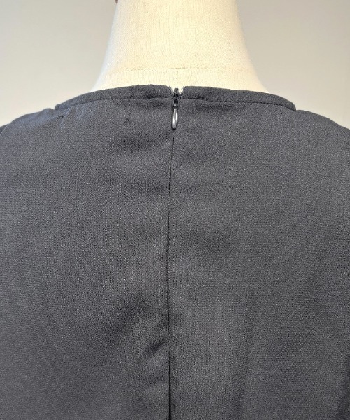 Futier land（フューティアランド）の「ウエストフリルショートオールインワン（つなぎ/オールインワン・レディース・ブラック/ベージュ/グレー・FREE）」の14枚目の写真