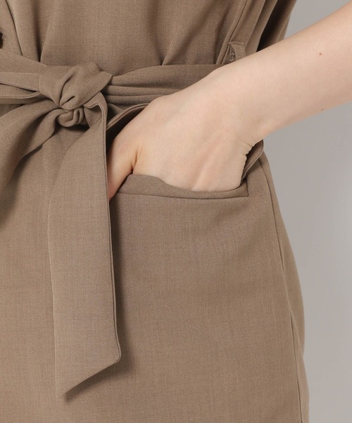 mysty woman（ミスティウーマン）の「ウエストマークジレトップス　299418（ベスト・レディース・ダークブラウン/ライトブラウン/ベージュ・FREE）」の12枚目の写真