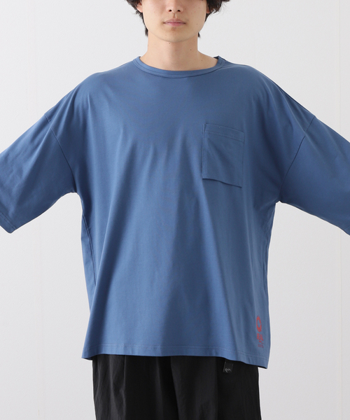 JOURNAL STANDARD relume(ジャーナルスタンダード レリューム)の「【CLOVERU / クローバル】別注 SHELTECH CU LOGO TEE(Tシャツ/カットソー・メンズ・ホワイト/ブラック/コバルトブルー・MEDIUM/LARGE/X-LARGE)」の6枚目の写真