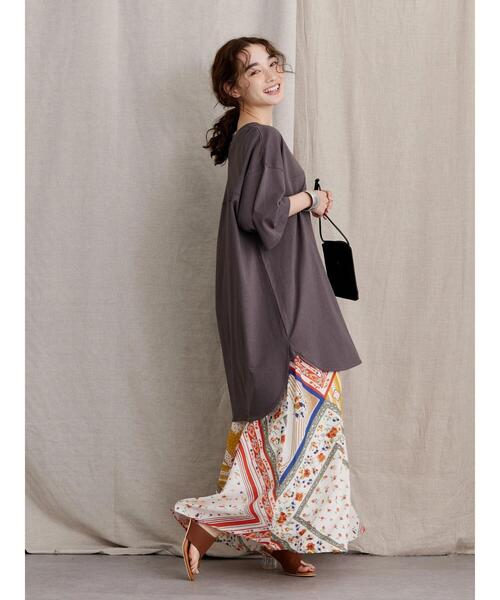 AMERICAN HOLIC（アメリカンホリック）の「パネル柄スカート（スカート・レディース・マルチ・L）」の9枚目の写真