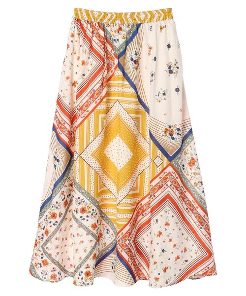 AMERICAN HOLIC（アメリカンホリック）の「パネル柄スカート（スカート・レディース・マルチ・L）」の11枚目の写真