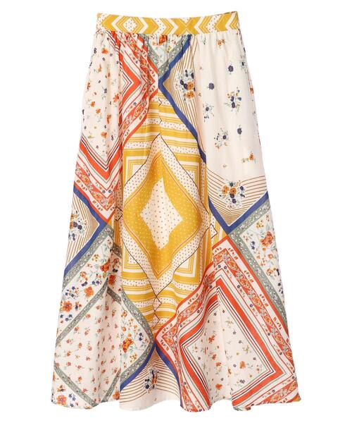 AMERICAN HOLIC（アメリカンホリック）の「パネル柄スカート（スカート・レディース・マルチ・L）」の18枚目の写真