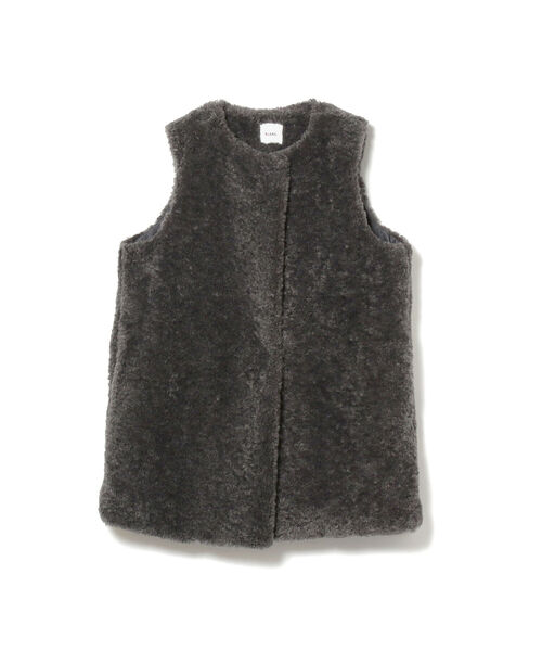 BeAMS DOT（ビームスドット）の「【WEB限定】BeAMS DOT / プードル ボア ロングベスト（ベスト・レディース・ベージュ/グレー系その他・FREE）」の15枚目の写真