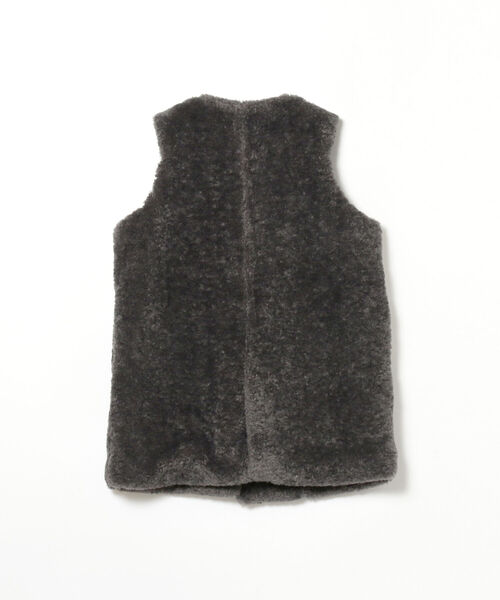 BeAMS DOT（ビームスドット）の「【WEB限定】BeAMS DOT / プードル ボア ロングベスト（ベスト・レディース・ベージュ/グレー系その他・FREE）」の17枚目の写真