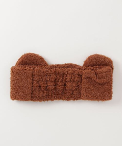 A BATHING APE（アベイシングエイプ）の「BABY MILO BEAR EAR BOA HAIRBAND K（ヘアバンド・キッズ・ピンク/ブラウン・FREE）」の4枚目の写真