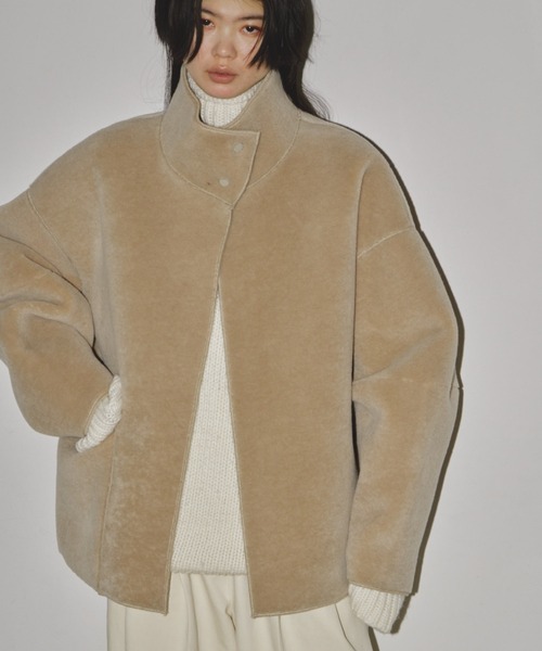 Standcollar Boa Jacket(ブルゾン)|TODAYFUL(トゥデイフル)の Standcollar Boa Jacket(ブルゾン)|TODAYFUL(トゥデイフル)の