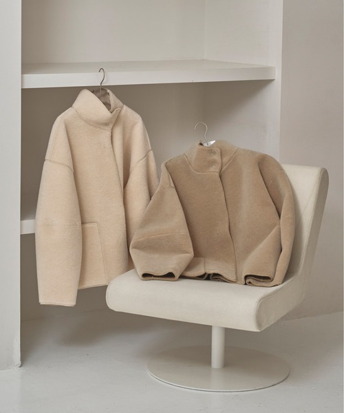 TODAYFUL（トゥデイフル）の「Standcollar Boa Jacket（ブルゾン