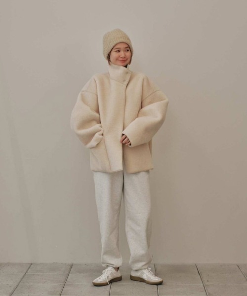 Standcollar Boa Jacket（ブルゾン）｜TODAYFUL（トゥデイフル）の