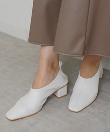 Fabby fabby | スクエアストレッチパンプスブーティー(ブーツ)