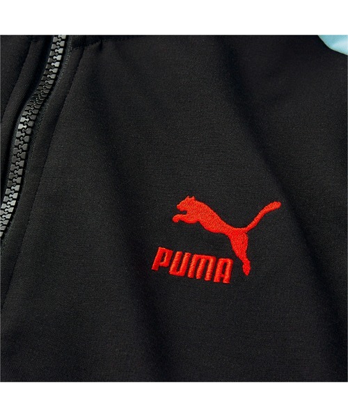 PUMA(プーマ)の「PUMA プーマ ウィメンズ PUMA x DUA LIPA T7 ジャケット(ジャージ・レディース・ピンク/ブラック×ブルー/パープル系その他・MEDIUM/LARGE/X-SMALL/SMALL)」の13枚目の写真