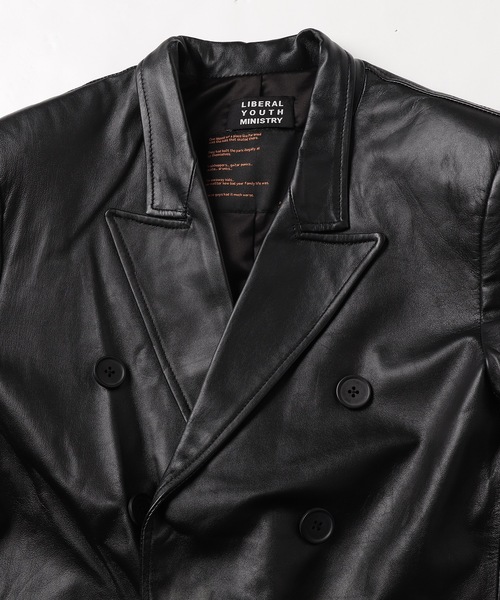 anlio（アンリオ）の「LIBERAL YOUTH MINISTRY WIDE LEATHER BLAZER 