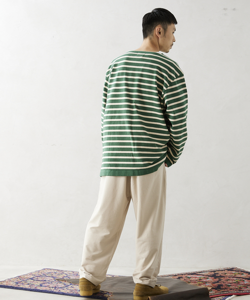 yonetomi 別注 WAVE COTTON バスクシャツ 3 セール】《予約》【米冨繊維 / ヨネトミ】別注 WAVE COTTON