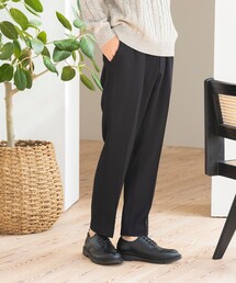 【3色展開】ポリエステルツイル スラックス