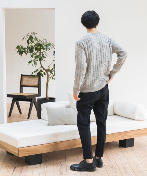 BEAMS HEART(ビームスハート)の「【3色展開】ポリエステルツイル スラックス(スラックス・メンズ・ブラック/ネイビー/ブラウン系その他・SMALL/MEDIUM/LARGE)」の5枚目の写真