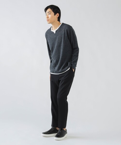 BEAMS HEART(ビームスハート)の「【3色展開】ポリエステルツイル スラックス(スラックス・メンズ・ブラック/ネイビー/ブラウン系その他・SMALL/MEDIUM/LARGE)」の8枚目の写真